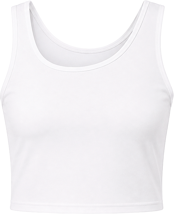 Crop Top Fili — Blanco